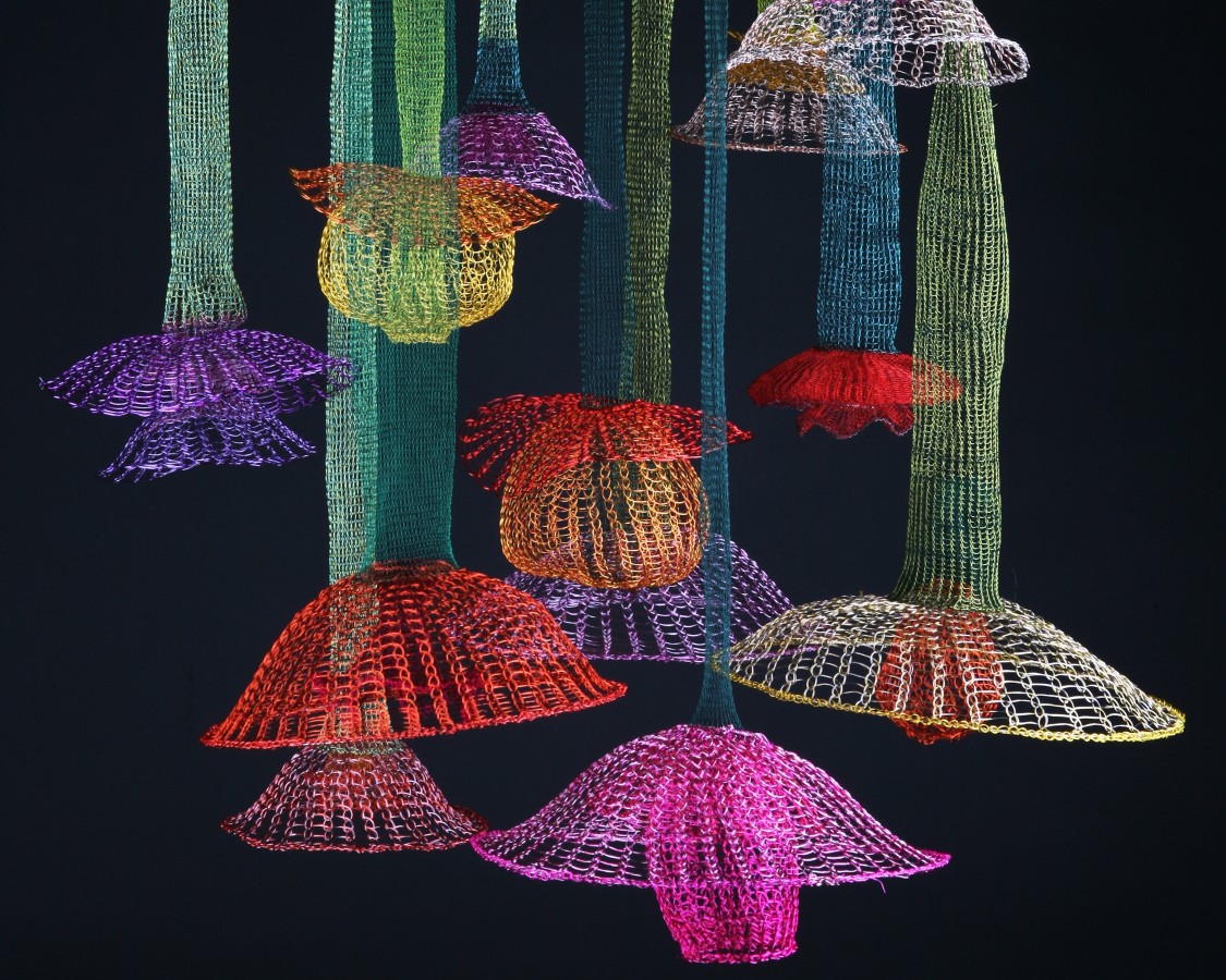 Arline Fisch, The Hanging Garden of California, 2010-2012, San Diego, CA, U.S.A., coated copper wire. Collection of the Artist.
