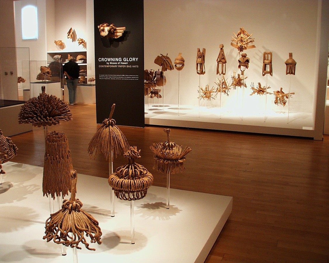 Installation view of the Crowning Glory exhibition. Photo by Anthony Scoggins.