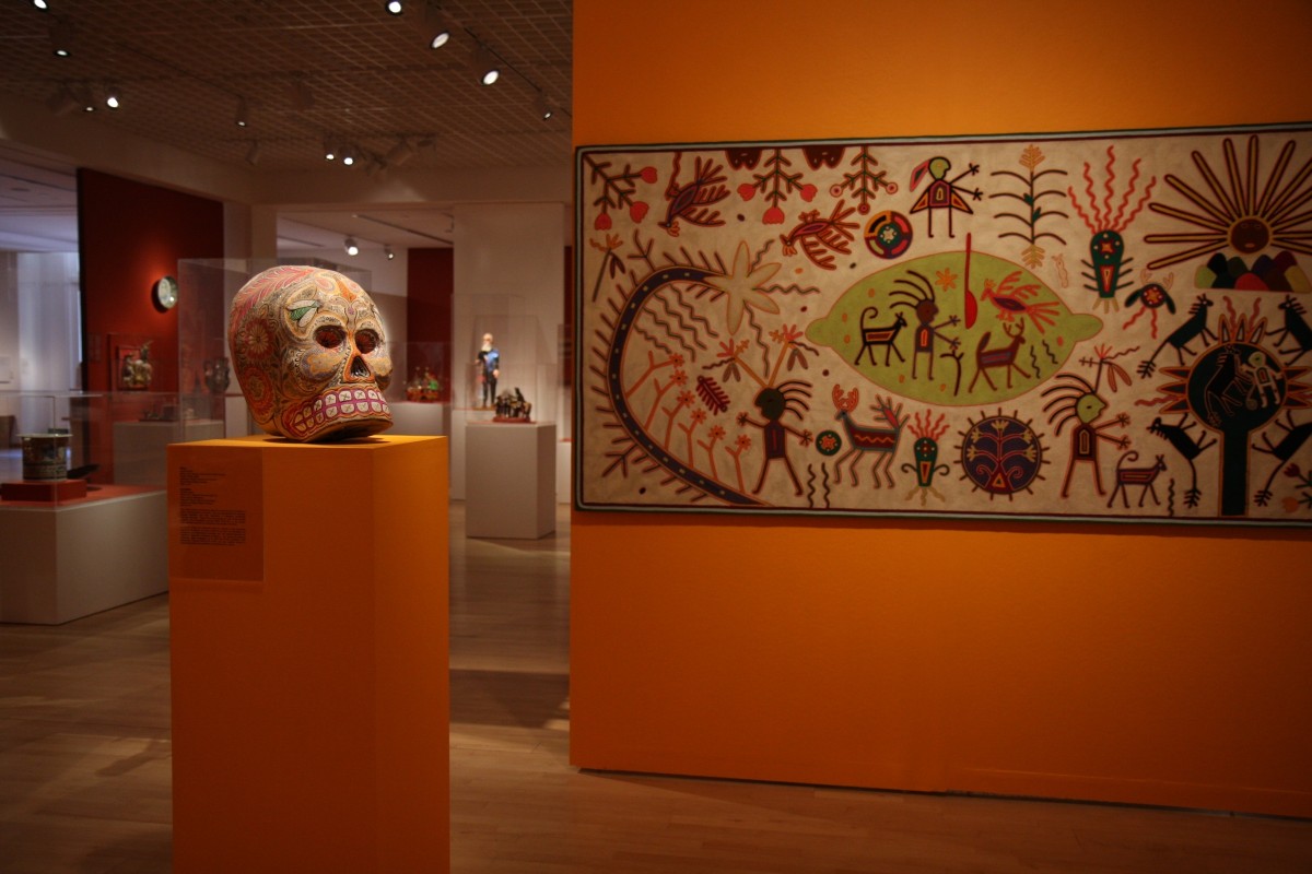 Installation view of the ¡Viva México! exhibition. Photo by Anthony Scoggins.