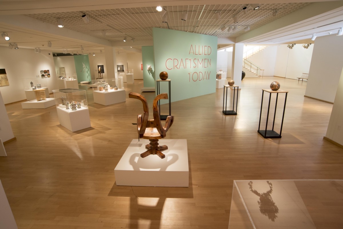 Installation view of the Exhibition Allied Craftsmen Today